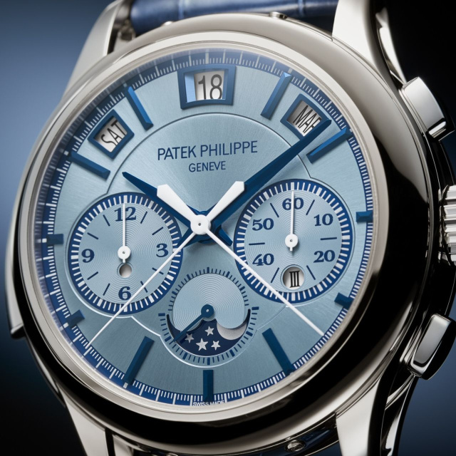 PATEK PHILIPPE ミニット・リピーター, スプリット秒針クロノグラフ, 瞬時日送り式永久カレンダー 5308G-001