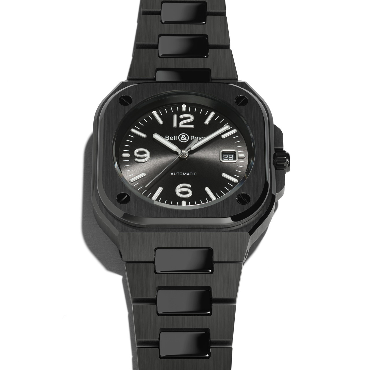 Bell&Ross/ 引き取る 純正新品未使用ブラックシンセティックファブリックストラップ