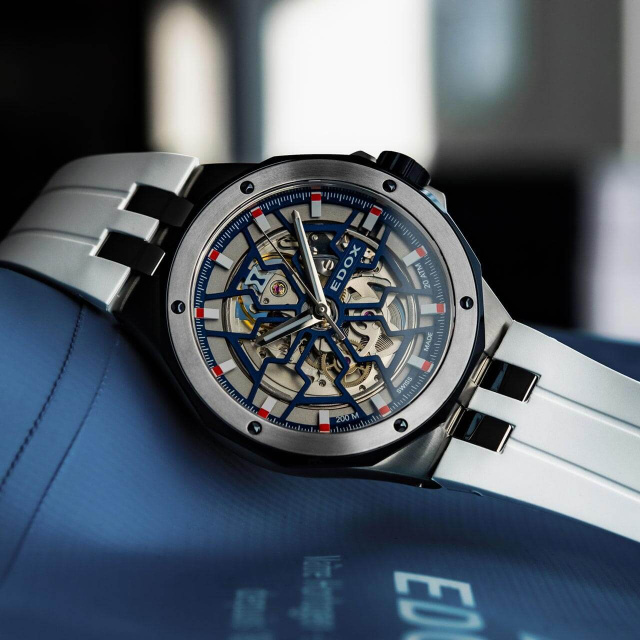 EDOX デルフィン メカノ　オートマティック 85303-357BUCAB-BUIRB