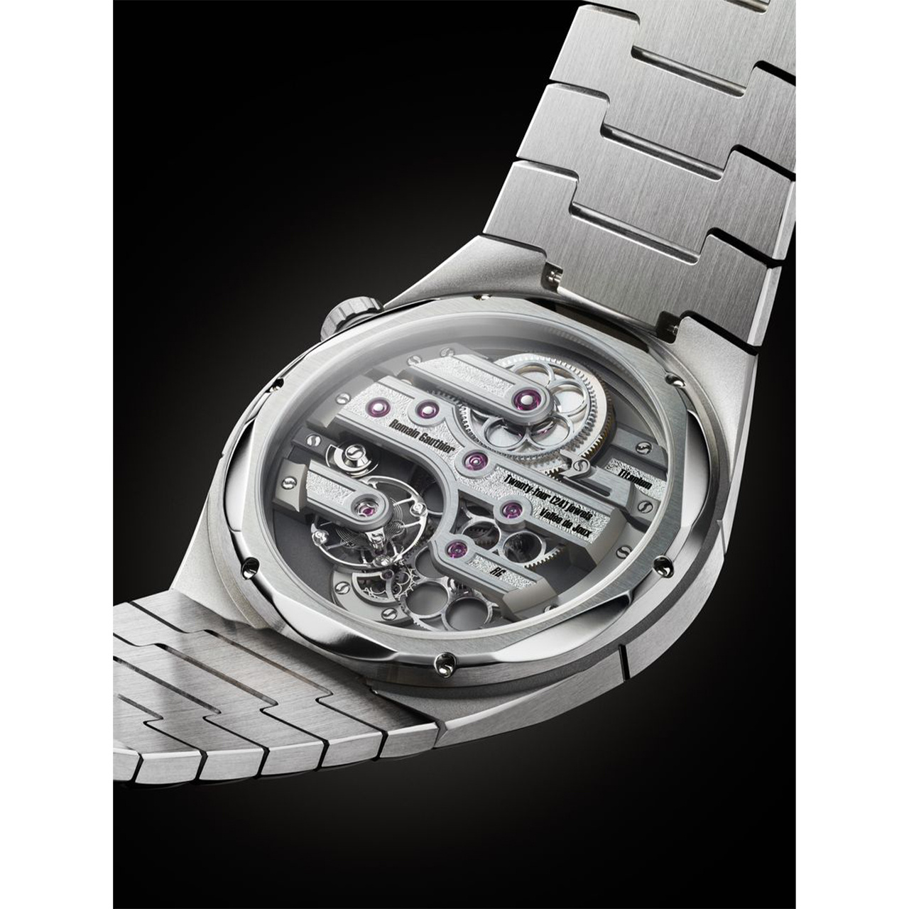 ROMAIN GAUTHIER C byローマン・ゴティエ チタンエディション ブレスレット ルーメンダイアル MON00585