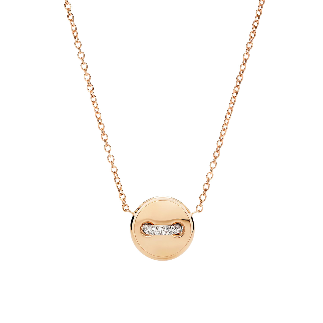 Pomellato 「ポムポムドット」リバーシブルペンダントネックレス PCC5031-O7WHR-DB0TU