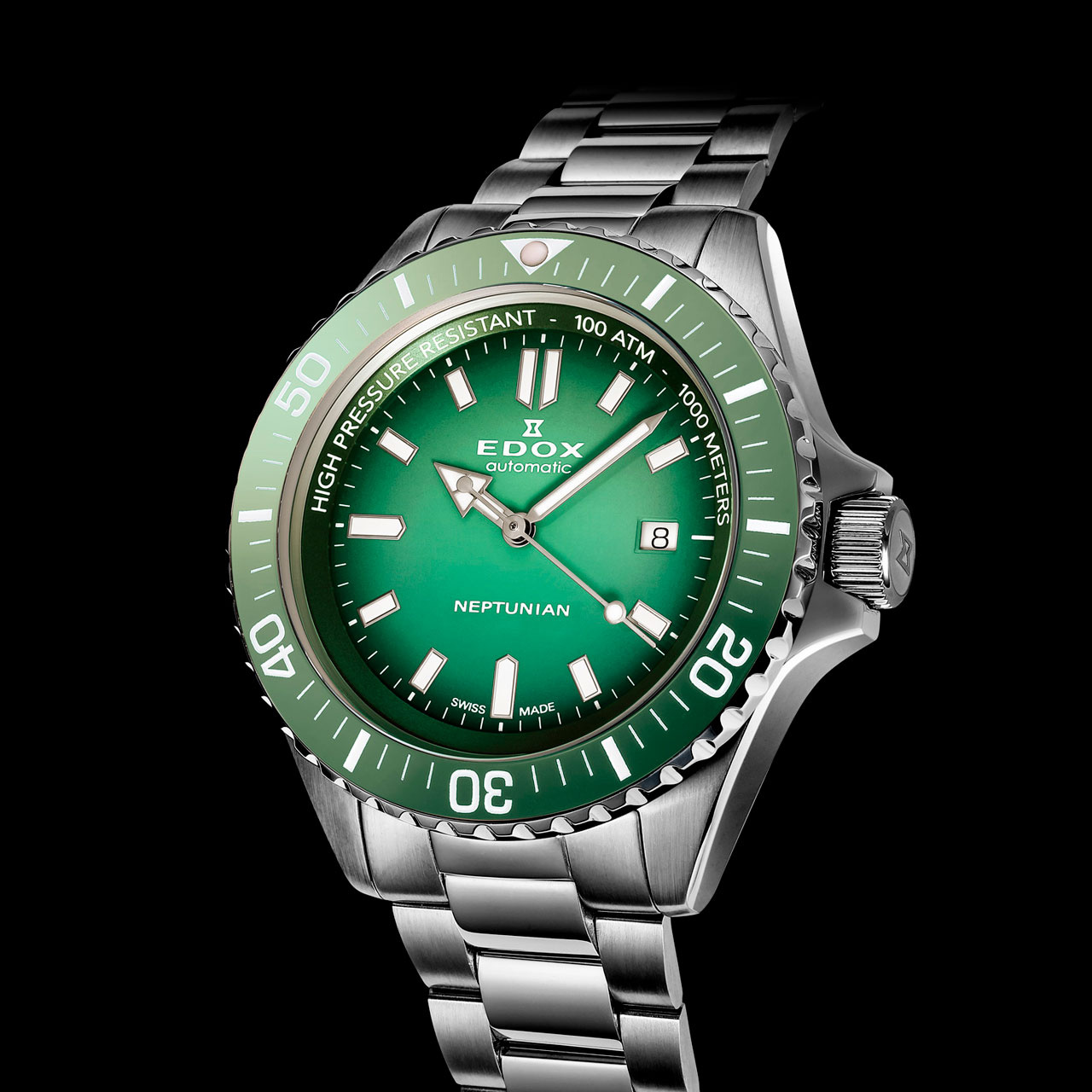 ネプチュニアン オートマティック 80120-3VM-VDN1｜EDOX - エドックス｜ウォッチ｜神戸三宮 正規時計宝飾店カミネ｜神戸三宮 正規 時計宝飾店カミネ