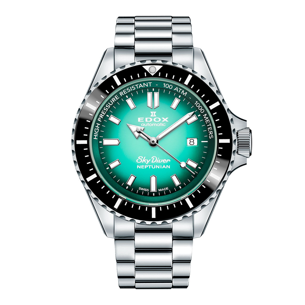 【送料無料/新品】 ネプチュニアン オートマティック 80120-3NM-VDN｜EDOX その他