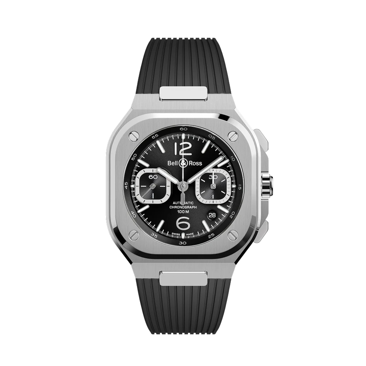 BR 05 クロノ ブラック スチール BY Bell & Ross BR 05 クロノ ブラック スチール バイ ベル＆ロス