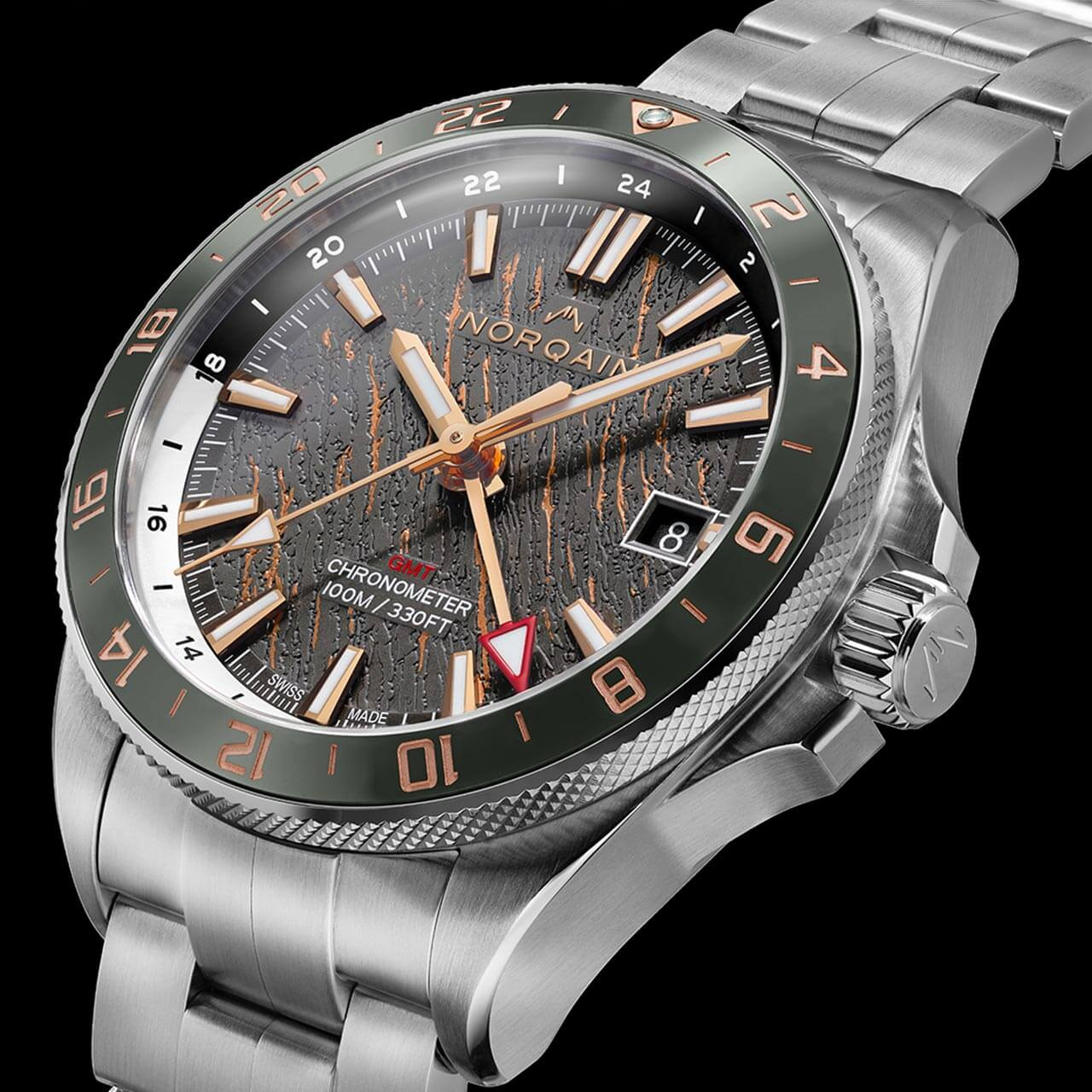 激安通販新作 ネベレスト GMT NN1100SC3CG グレー＆ゴールド グレーシャー タイムセール