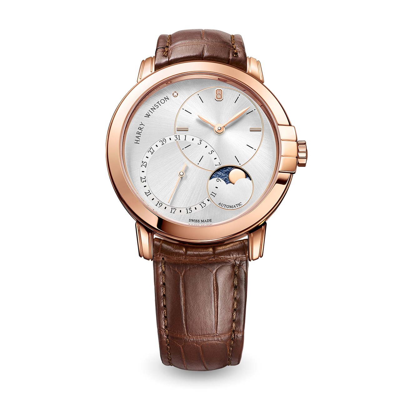 ミッドナイト デイト ムーンフェイズ オートマティック 42mm BY HARRY WINSTON ミッドナイト デイト ムーンフェイズ オートマティック 42mm バイ ハリー・ウィンストン