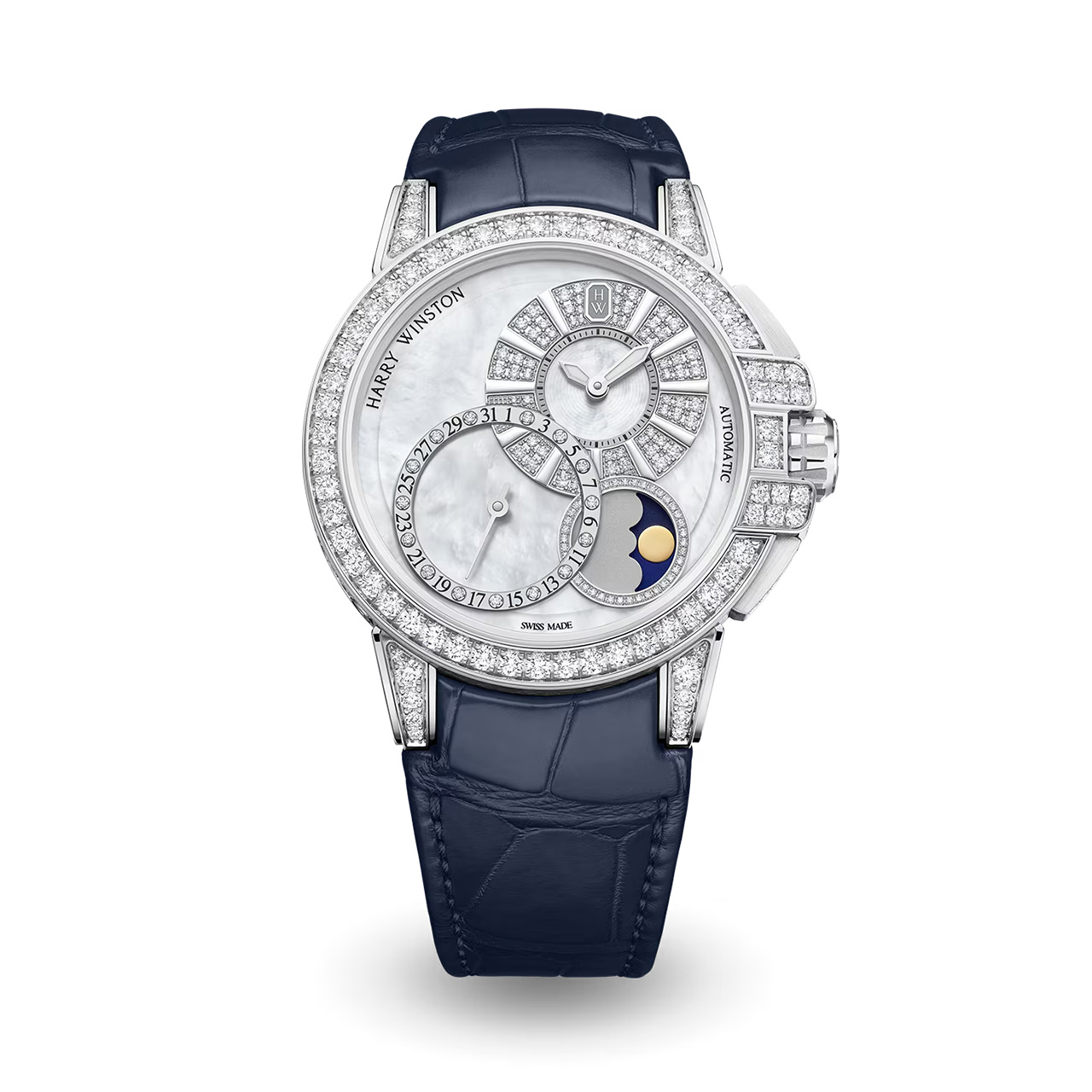 HARRY WINSTON オーシャン デイト ムーンフェイズ オートマティック 42mm OCEAMP42WW002