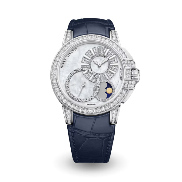 オーシャン デイト ムーンフェイズ オートマティック 42mm BY HARRY WINSTON オーシャン デイト ムーンフェイズ オートマティック 42mm ハリー・ウィンストン