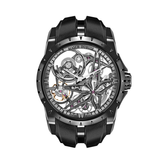 ROGER DUBUIS エクスカリバー モノバランシエ ブラックセラミック RDDBEX0955