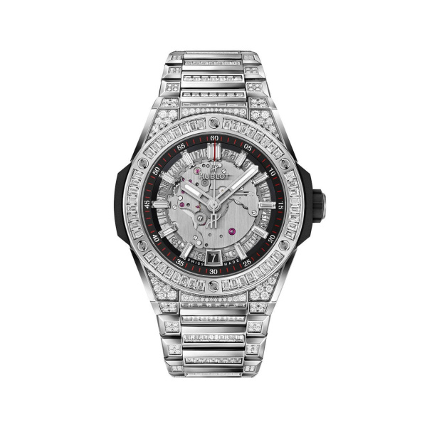 HUBLOT ビッグ・バン インテグレーテッド タイムオンリー チタニウム ジュエリー 456.NX.0170.NX.9804