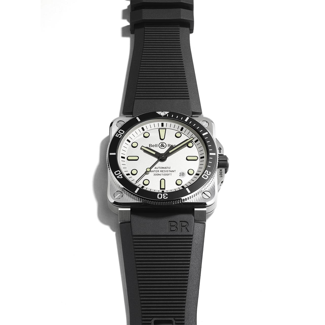 BR 03 92 DIVER WHITE BR0392 D WH ST SRB Bell Ross