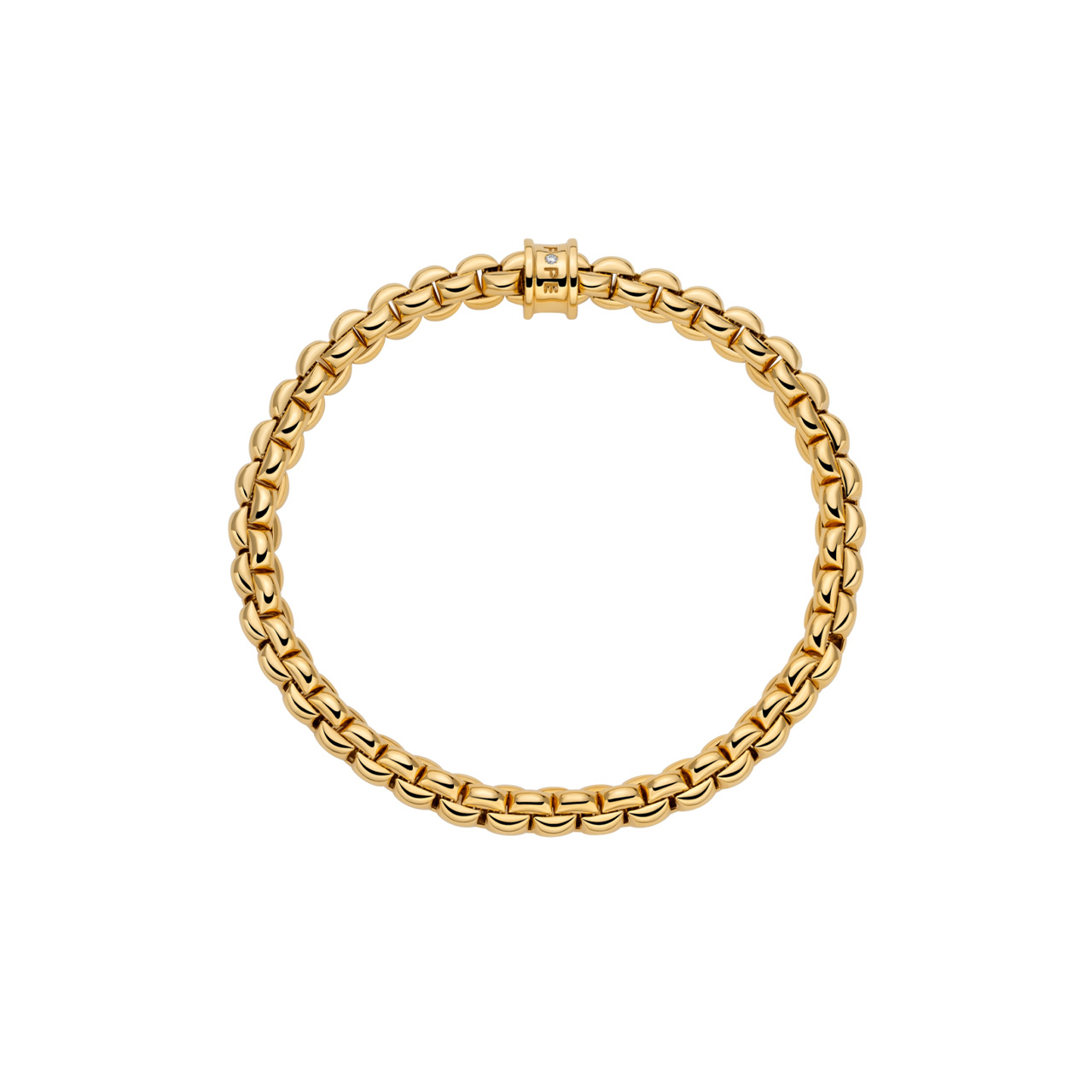 FOPE EKA Flex'it ブレスレット ホワイトダイヤモンド YG 01M10BX_BB_G_XGX_00M