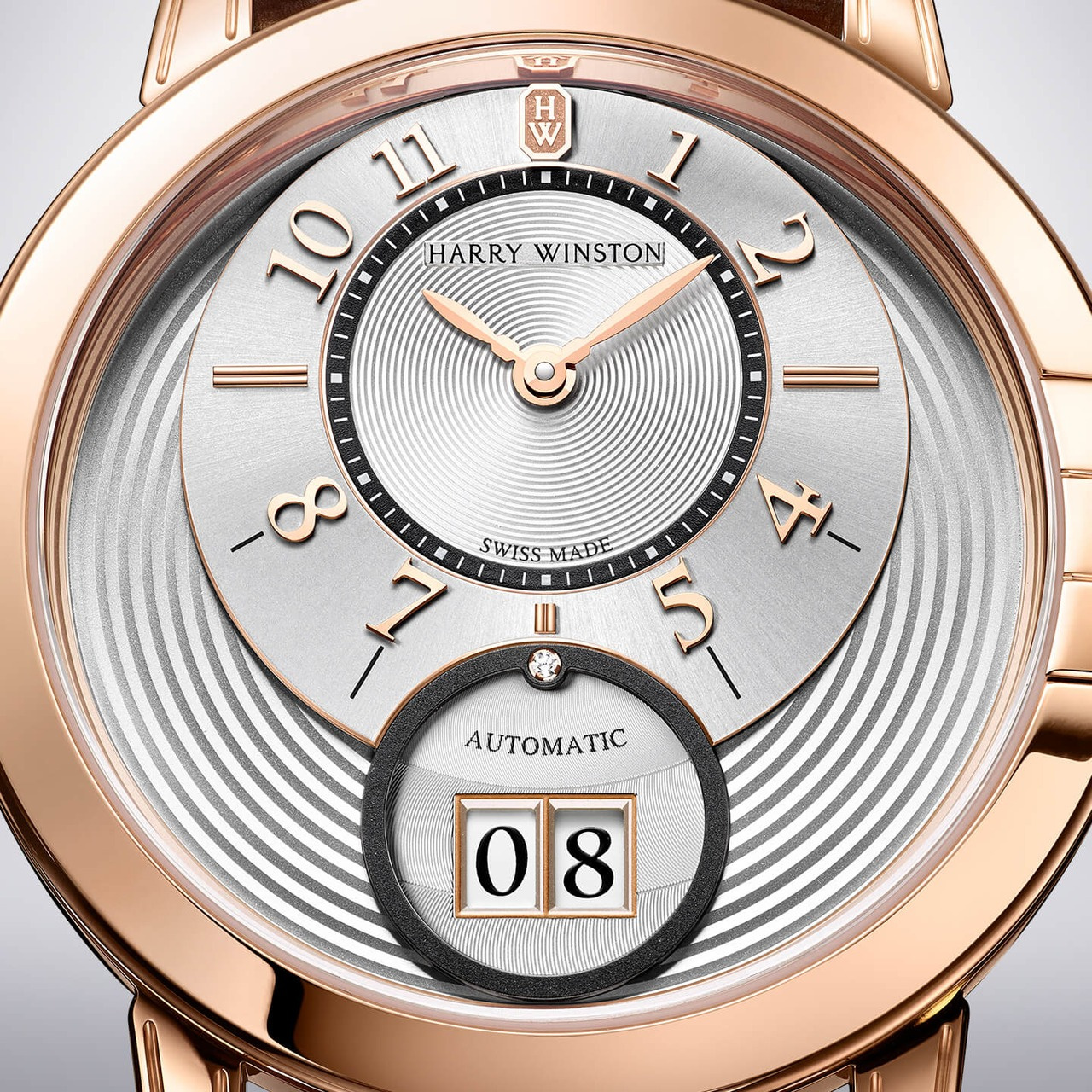 HARRY WINSTON ミッドナイト ビッグデイト オートマティック 42mm MIDABD42RR005