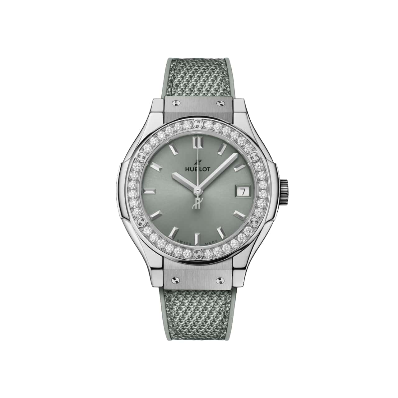 クラシック・フュージョン チタニウム セージグリーン ダイヤモンド BY HUBLOT クラシック・フュージョン チタニウム セージグリーン ダイヤモンド バイ ウブロ