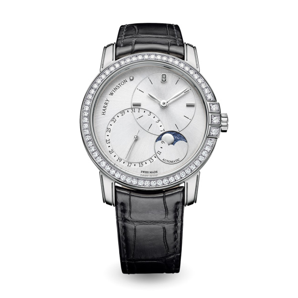 HARRY WINSTON ミッドナイト デイト ムーンフェイズ オートマティック 42mm MIDAMP42WW004