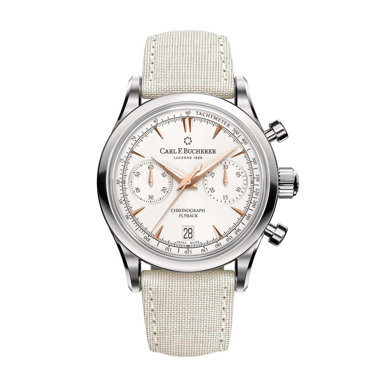 マネロ フライバック 40mm 00.10927.08.13.01｜Carl F. Bucherer