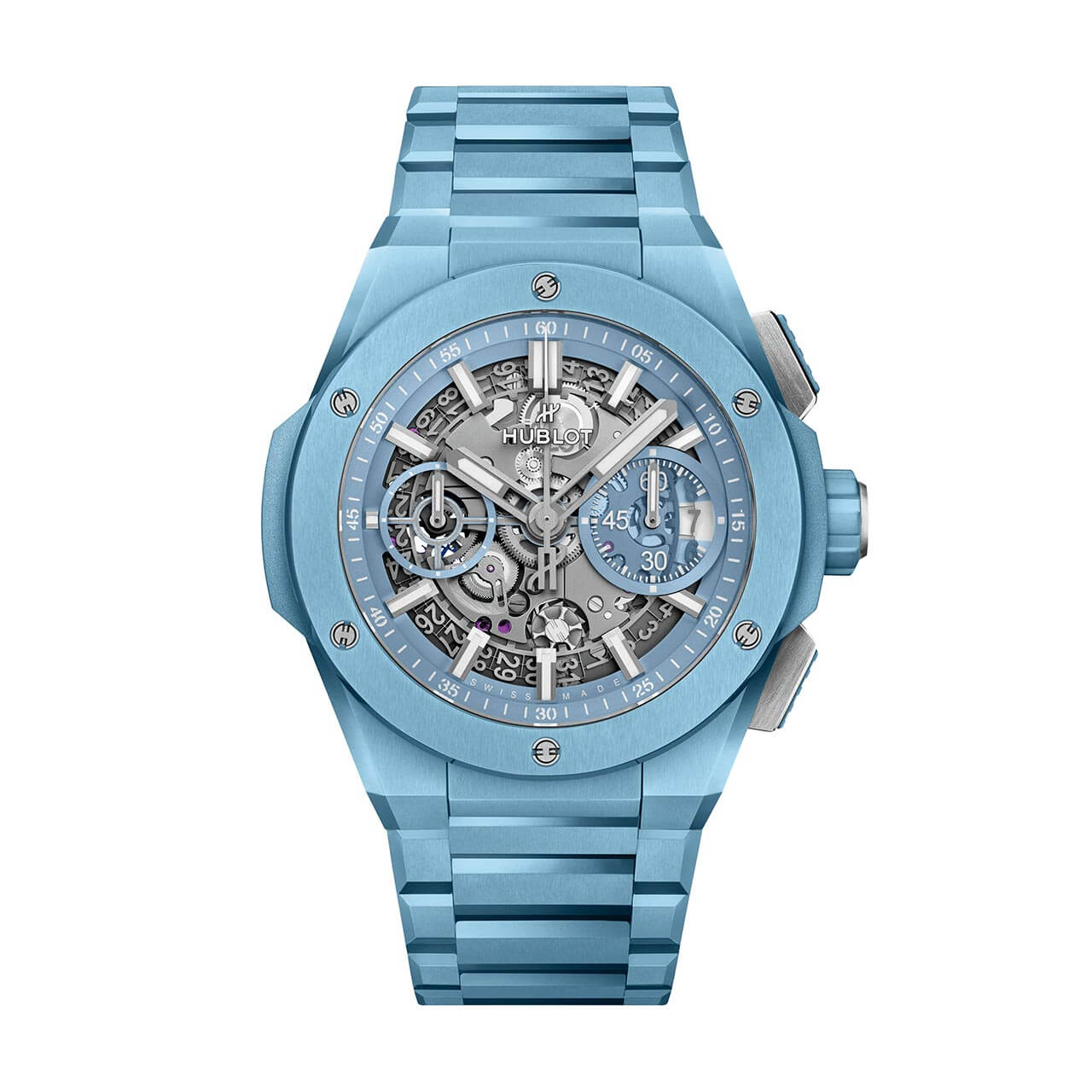 HUBLOT ビッグ・バン インテグレーテッド スカイブルーセラミック 451.EX.5120.EX