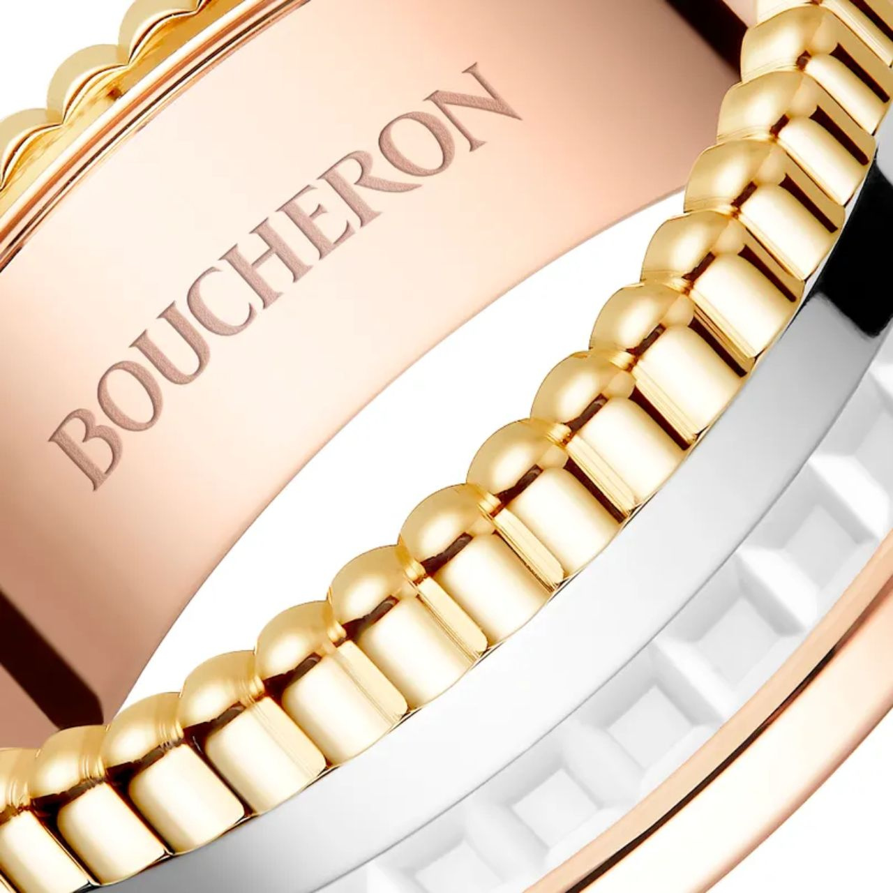 BOUCHERON キャトル ホワイト リング JRG01596
