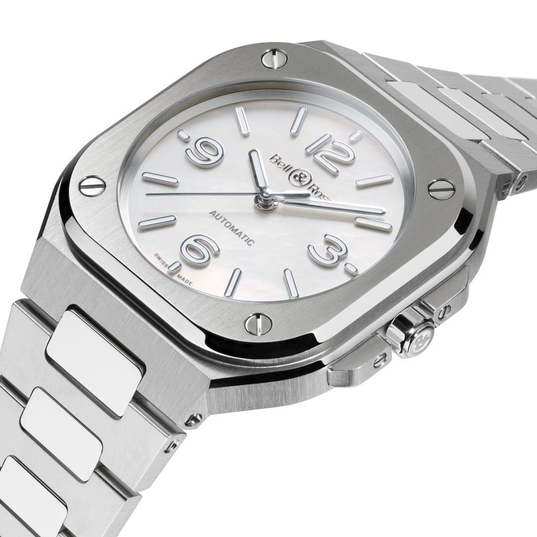 Bell & Ross BR-05 36 mm マザーオブパール スティール BR05A-S-MP-ST/SST