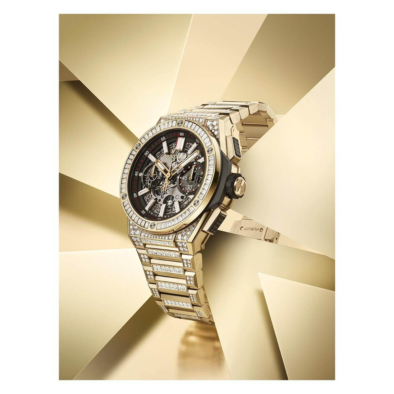 HUBLOT ビッグ・バン インテグレーテッド イエローゴールド ジュエリー 451.VX.1130.VX.9804