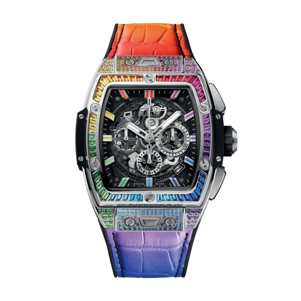 HUBLOT スピリット オブ ビッグ・バン チタニウム レインボー 42mm 642.NX.0117.LR.0999