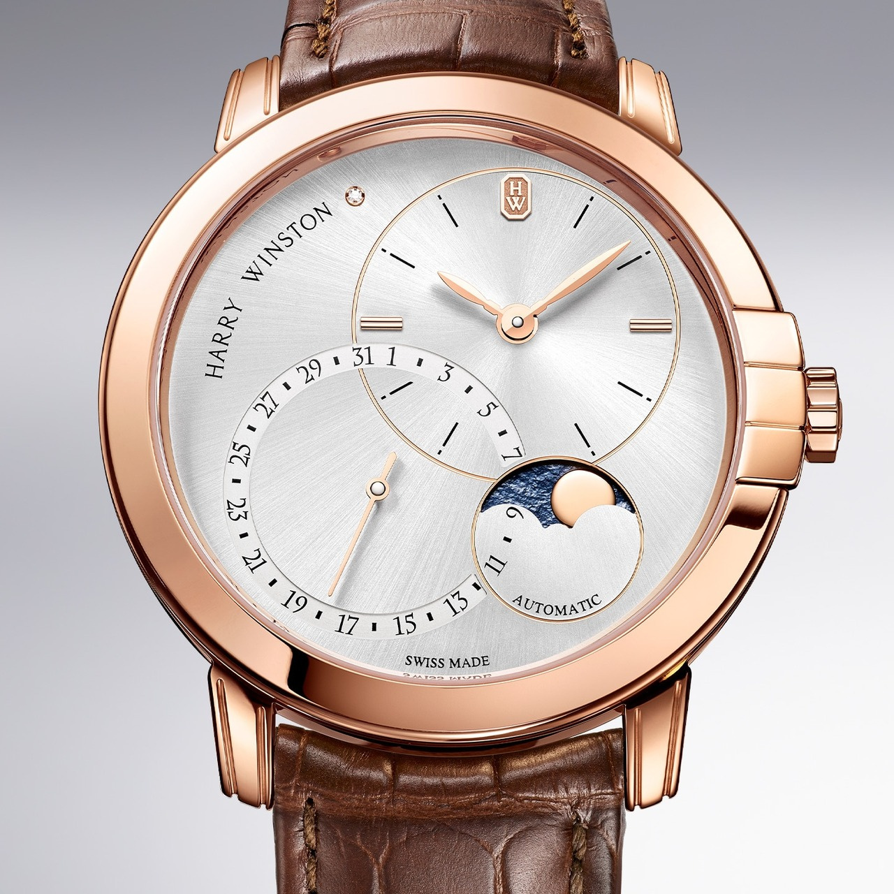 HARRY WINSTON ミッドナイト デイト ムーンフェイズ オートマティック 42mm MIDAMP42RR003