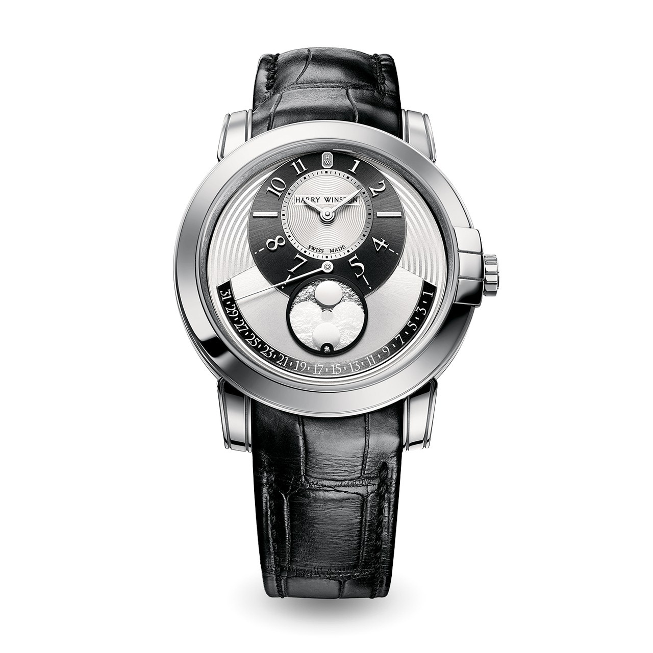 HARRY WINSTON ミッドナイト ムーンフェイズ オートマティック 42mm MIDAMP42WW001