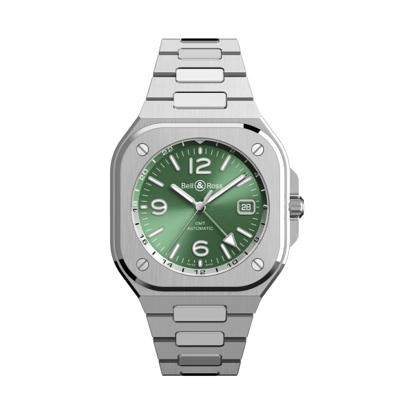 BR-05 GMT グリーン スティール BY Bell & Ross BR-05 GMT グリーン スティール ベル＆ロス