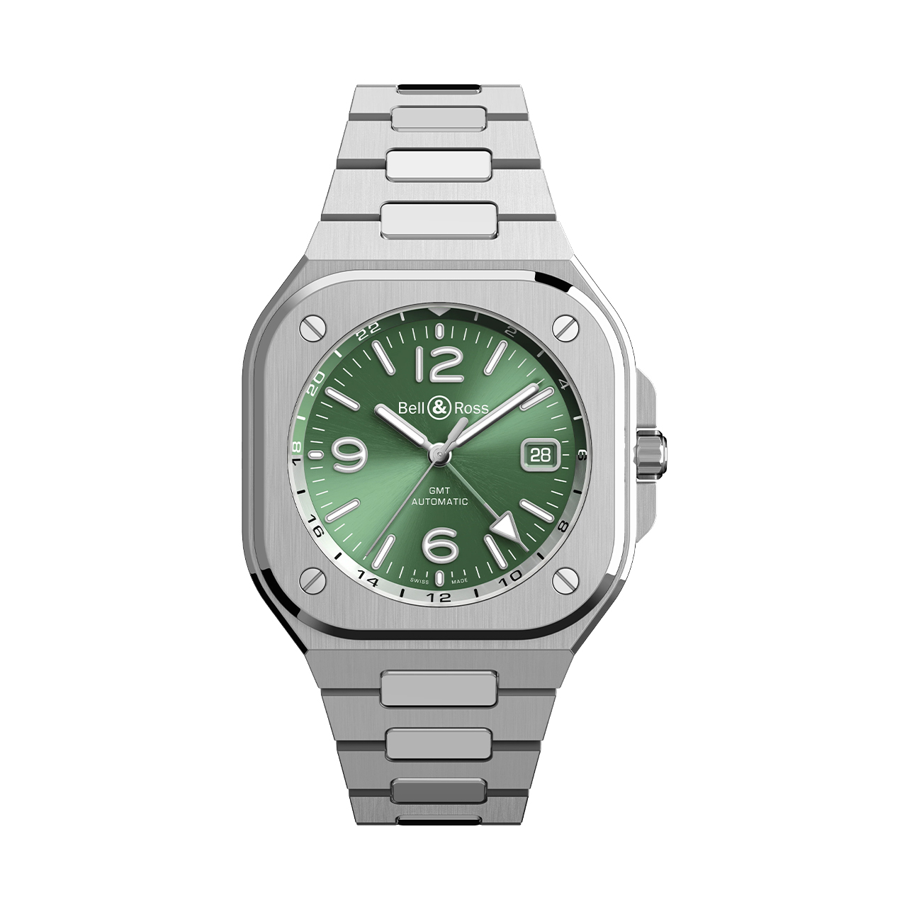 BR-05 GMT グリーン スティール BY Bell & Ross BR-05 GMT グリーン スティール バイ ベル＆ロス
