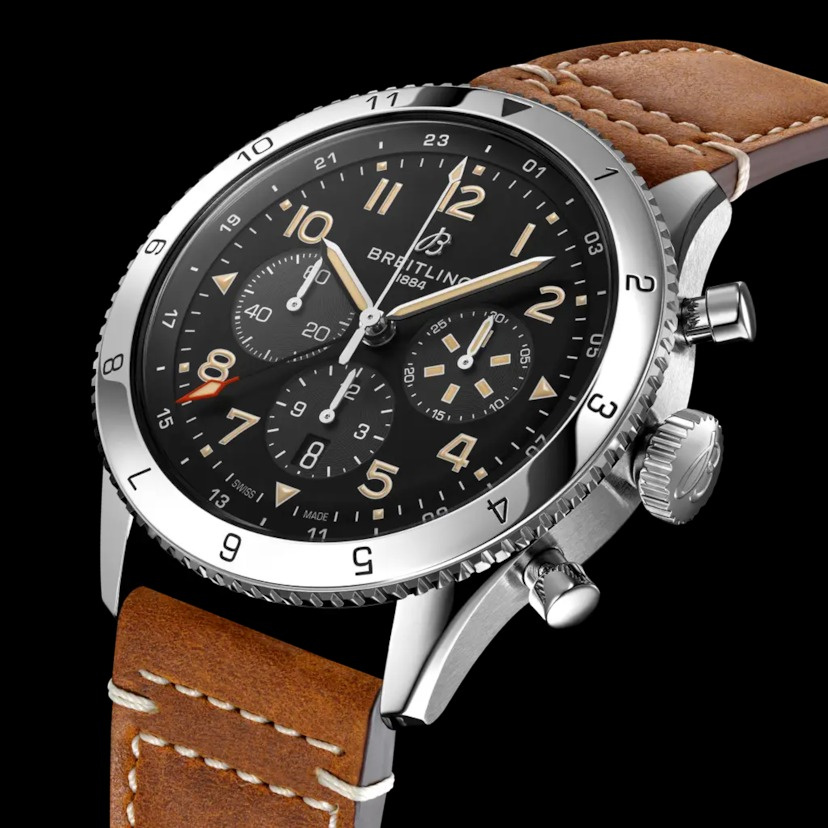 BREITLING スーパー アヴィ B04 クロノグラフ GMT 46 P-51 マスタング AB04453A1B1X1