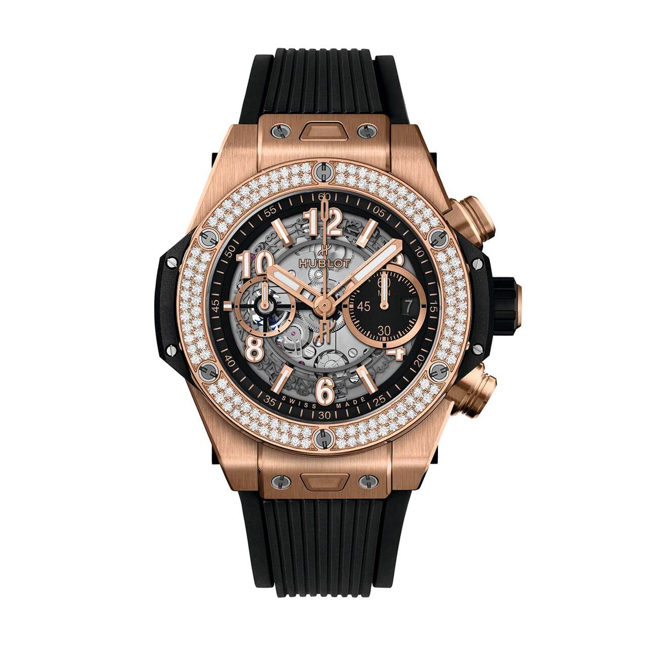 HUBLOT ビッグ・バン ウニコ キングゴールド ダイヤモンド 421.OX.1180.RX.1104