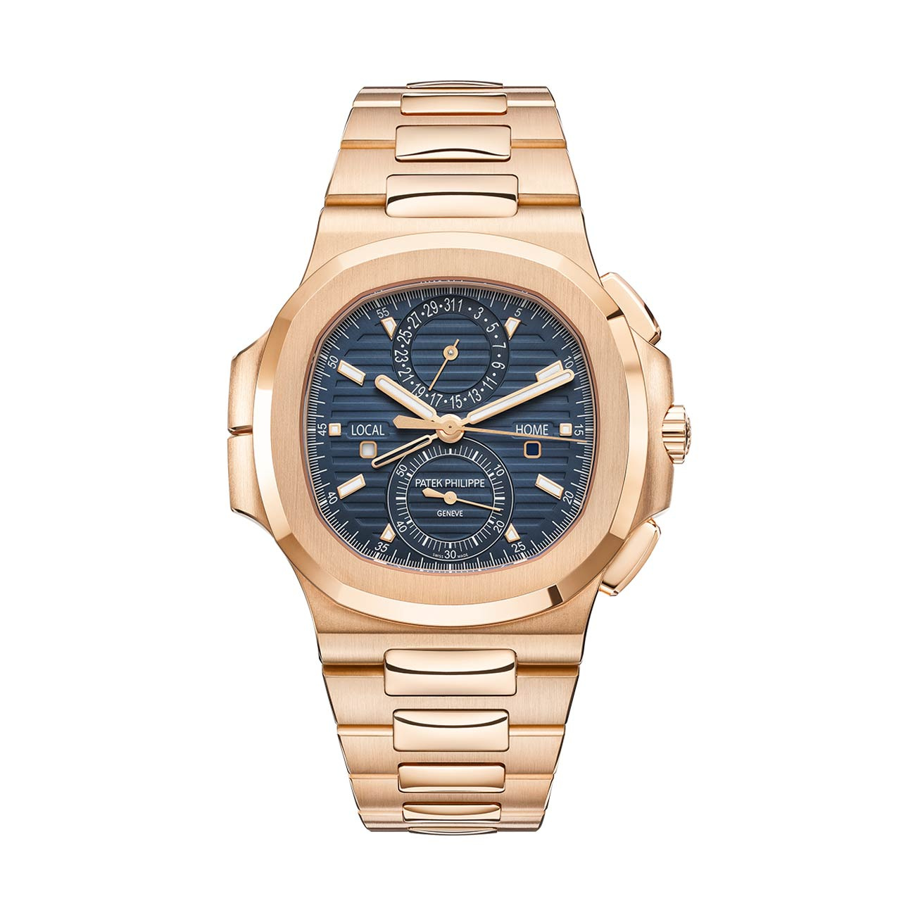 売れ筋がひ贈り物！ ノーチラス・トラベルタイム・クロノグラフ 5990/1R-001｜PATEK その他