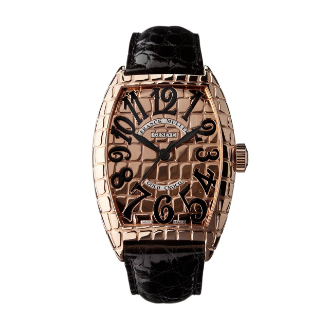 FRANCK MULLER MENS ゴールド クロコ 8880SCGOLDCRO