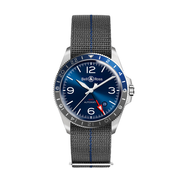 Bell & Ross BR V2-93 GMT BLUE BRV293-BLU-ST/SF