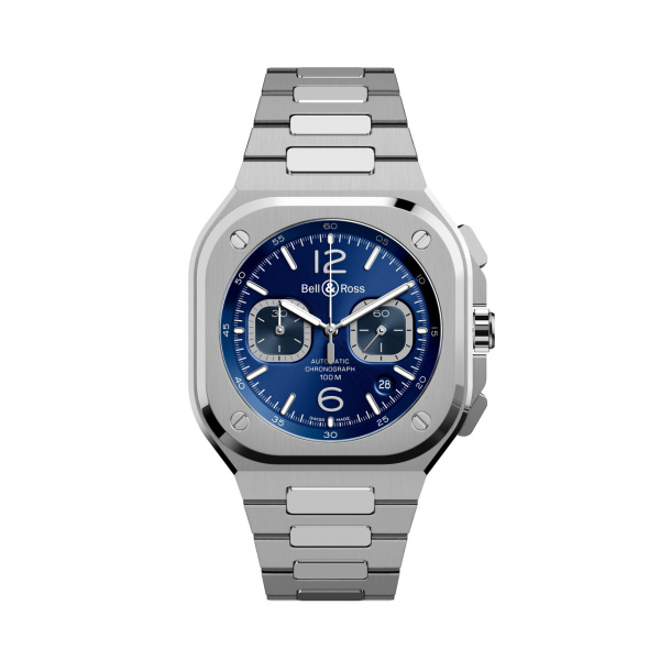 BR 05 クロノグラフ ブルー スチール BY Bell & Ross BR 05 クロノグラフ ブルー スチール ベル＆ロス