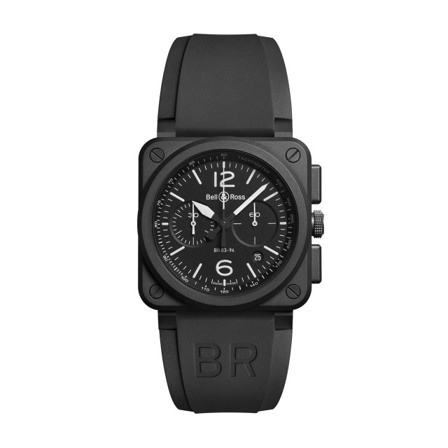 Bell & Ross ブラック マット BR0394-BL-CE