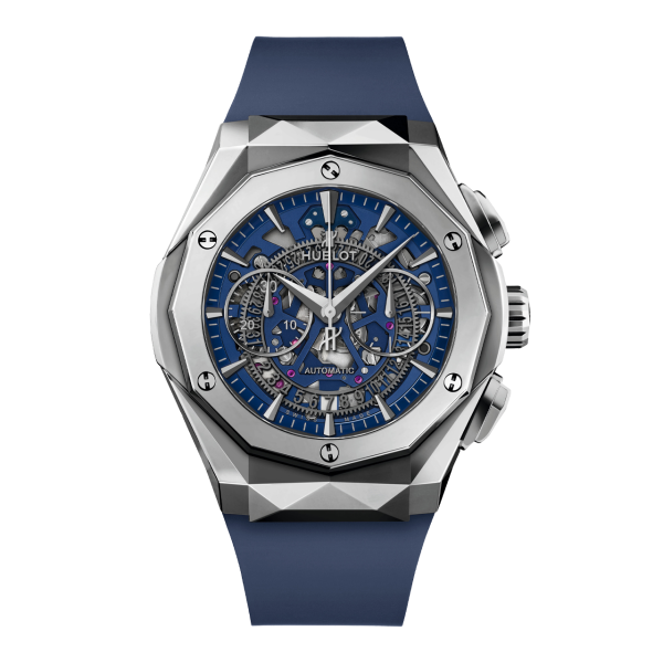 アエロ・フュージョン クロノグラフ オーリンスキー チタニウムブルー BY HUBLOT アエロ・フュージョン クロノグラフ オーリンスキー チタニウムブルー ウブロ