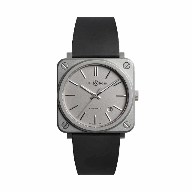 Bell & Ross BR S-92 MATTE GREY BRS92-GR-ST/SRB