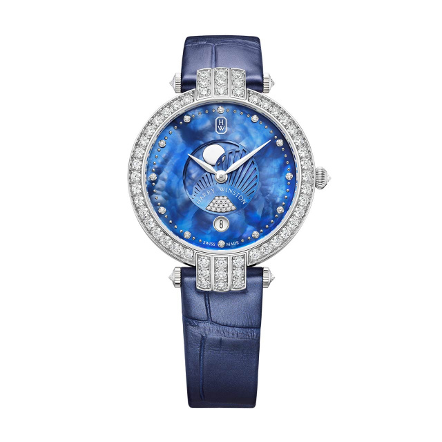 HARRY WINSTON プルミエール・ムーンフェイズ 36mm PRNQMP36WW002