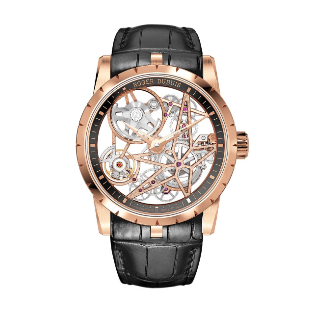 ROGER DUBUIS エクスカリバー ゴールデン オートマティック スケルトン RDDBEX0698