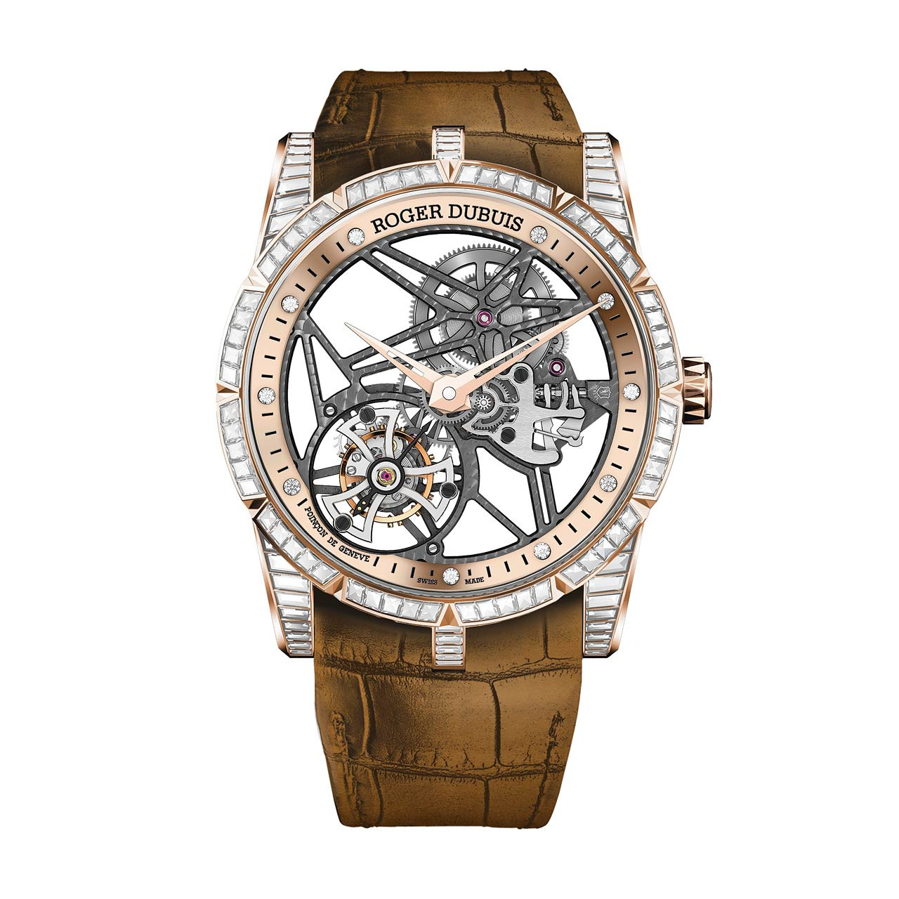 内部点検済 ROGER DUBUIS ロジェデュブイ エクスカリバー クロノ クロノグラフ DBEX0180 EX42.78.90.00/09R01/A 世界280本限定 50m防水 黒 ブラック SS ステンレス 純正ベルト 純正尾錠 メンズ 自動巻き 【6ヶ月保証】【腕時計】