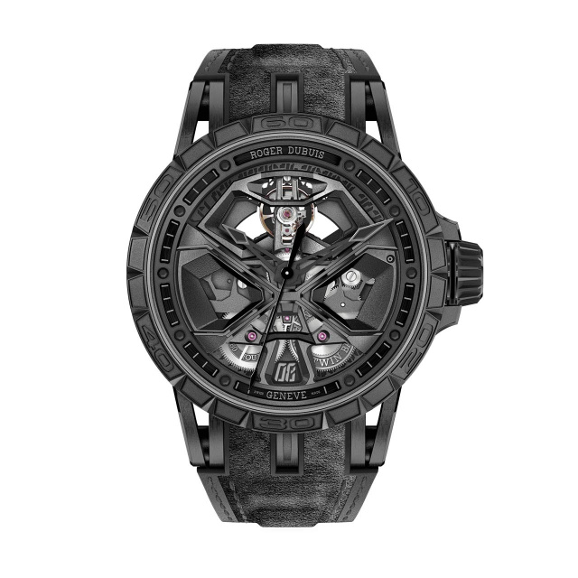 ROGER DUBUIS エクスカリバー スパイダー HURACÁN BLACK DLC TITANIUM 45MM RDDBEX0829