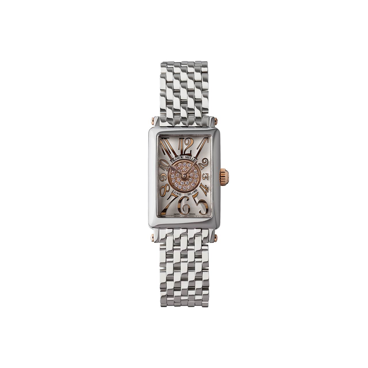 FRANCK MULLER LADIES ロングアイランド プティ レリーフ シングルパスティーユ 802QZ REL CD1P STG OAC