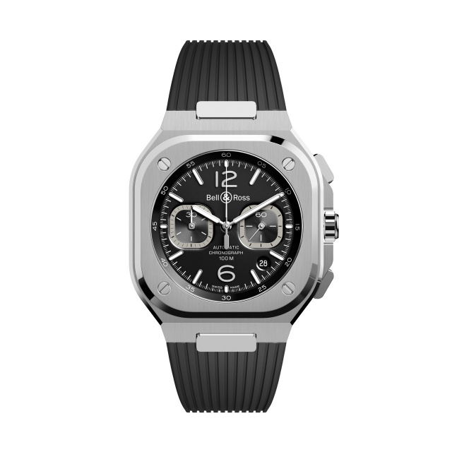 Bell & Ross BR 05 クロノグラフ ブラック スチール BR05C-BL-ST/SRB