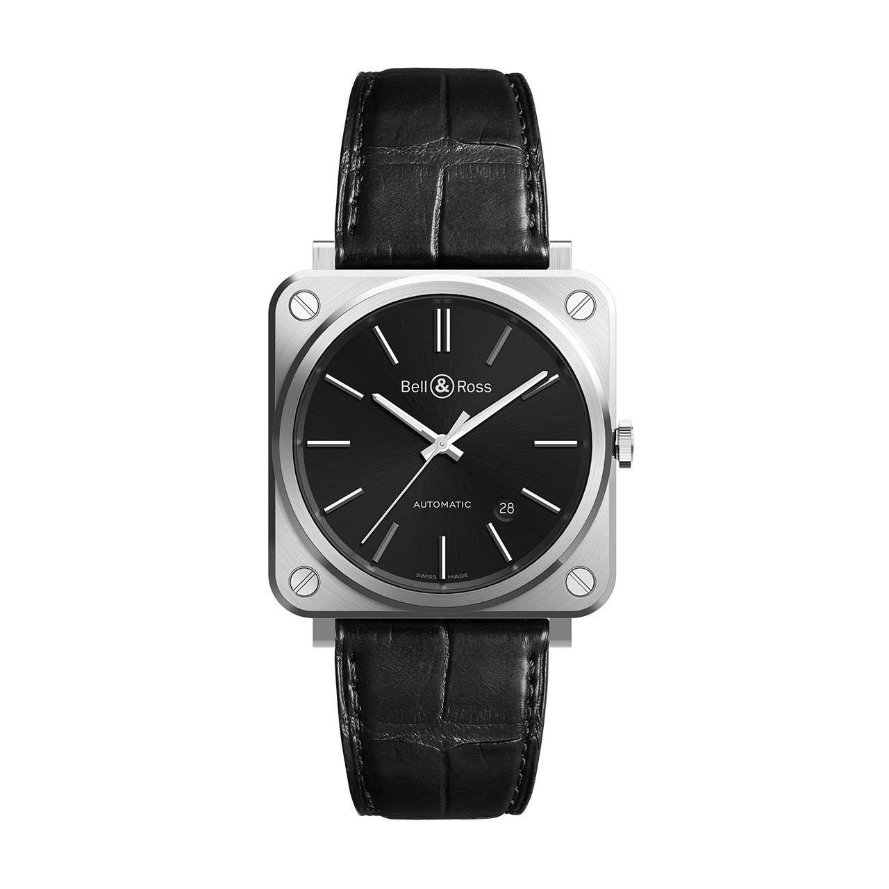 Bell & Ross BR S-92 BLACK STEEL BRS92-BLC-ST/SCR