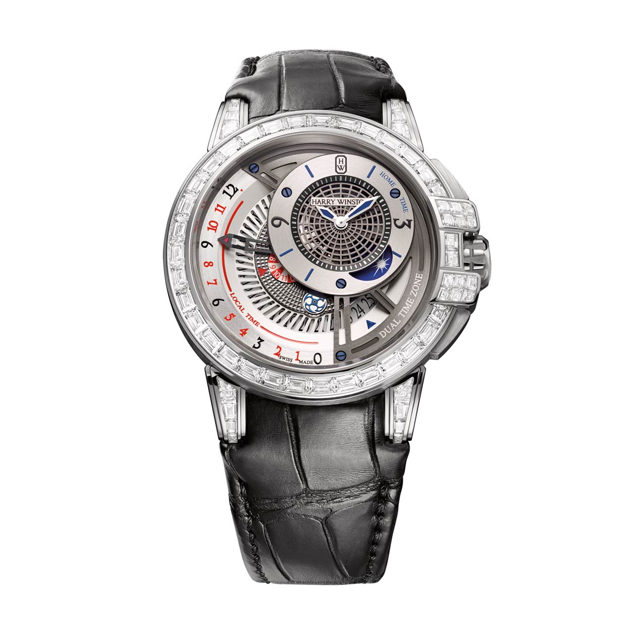 HARRY WINSTON オーシャン デュアルタイム オートマティック OCEATZ44WW013