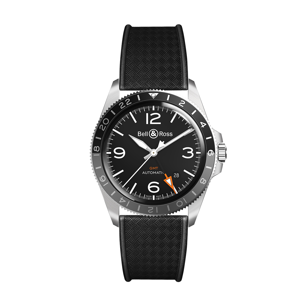 Bell & Ross BR V2-93 GMT BRV293-BL-ST/SRB