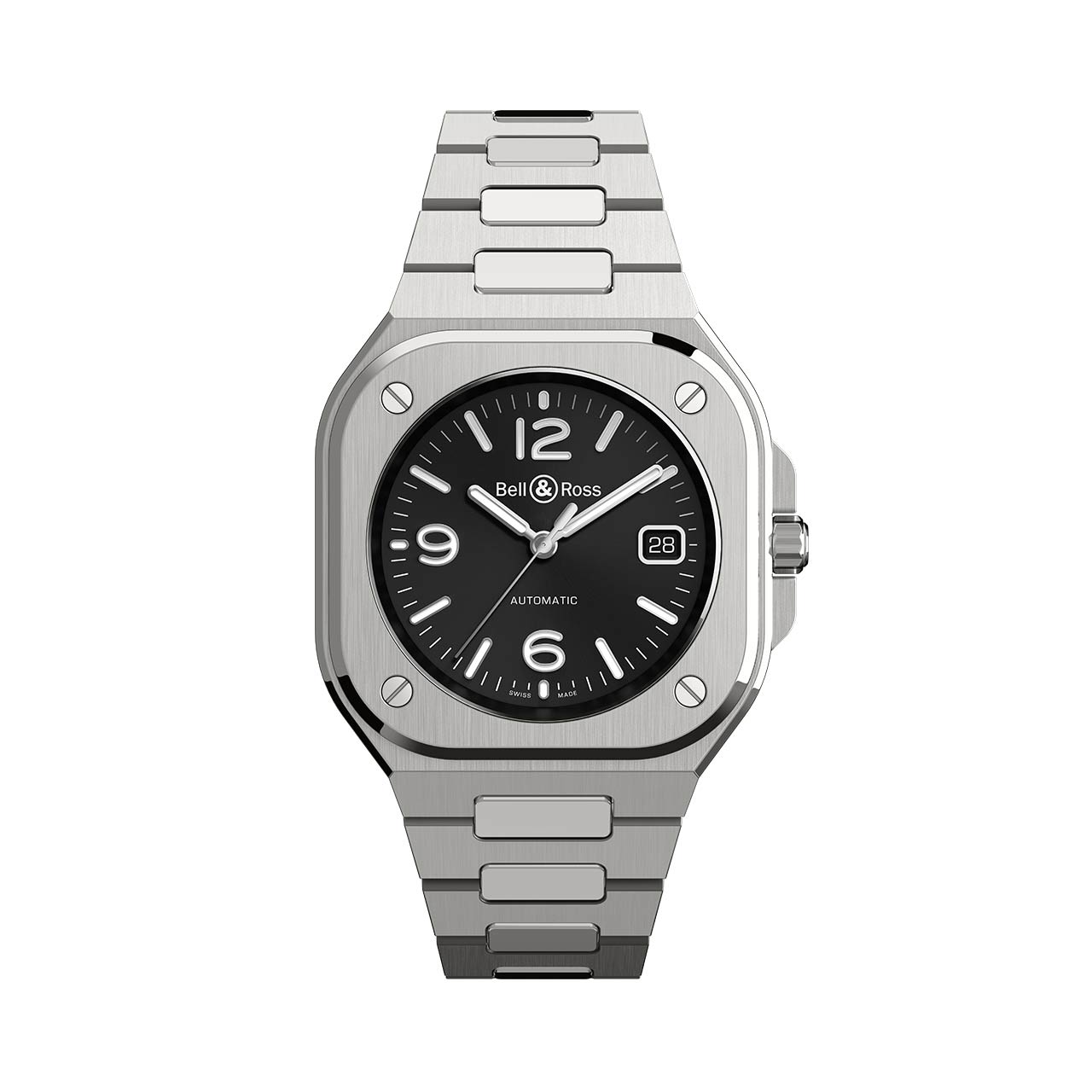 Bell & Ross BR 05 BLACK STEEL BR05A-BL-ST/SST