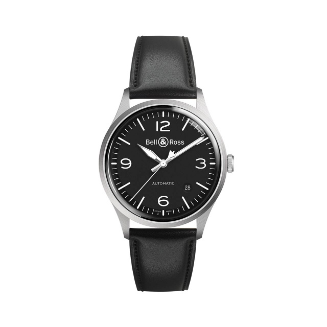 Bell & Ross BR V1-92 BLACK STEEL BRV192-BL-ST/SCA