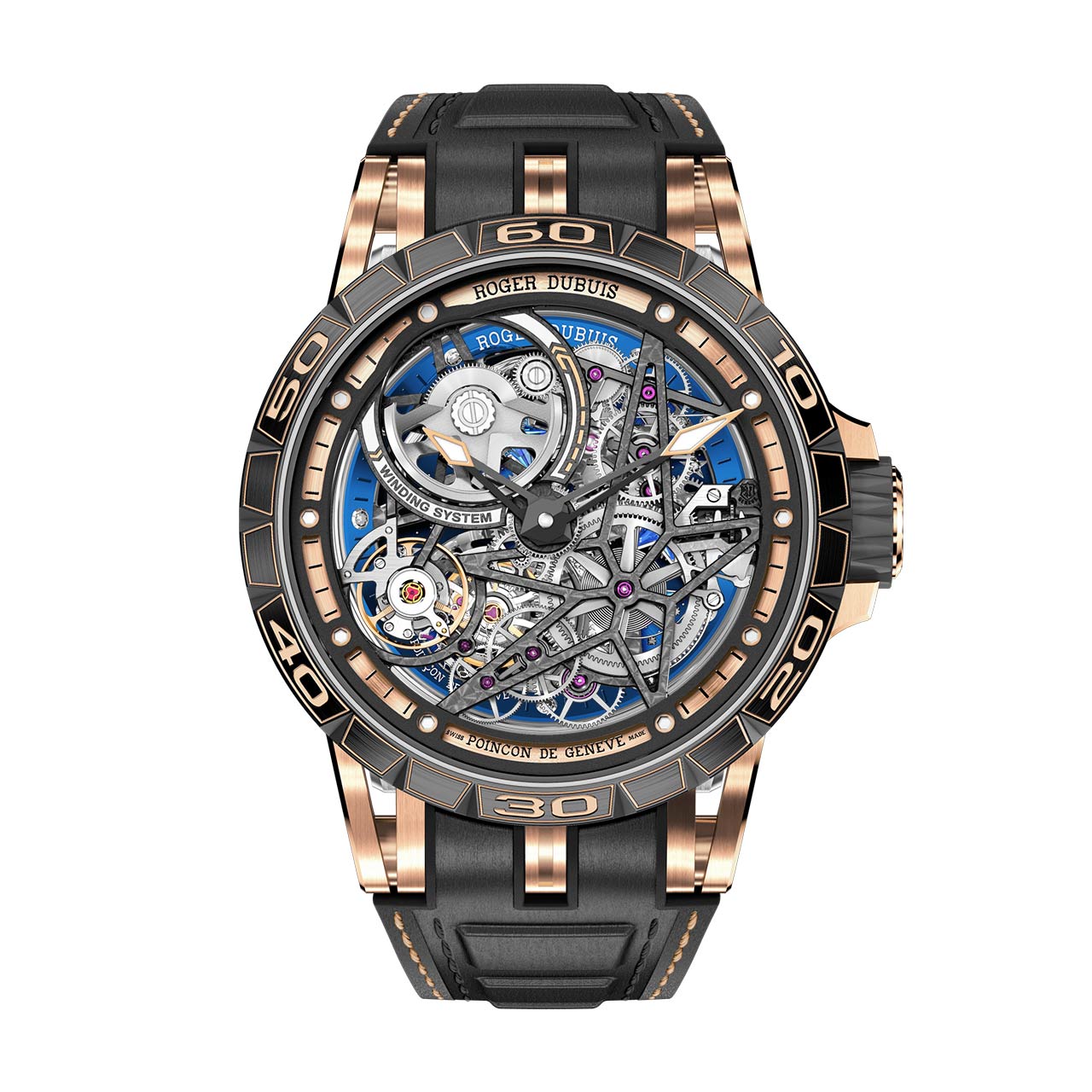 ROGER DUBUIS エクスカリバー スパイダー オートマティック スケルトン RDDBEX0647